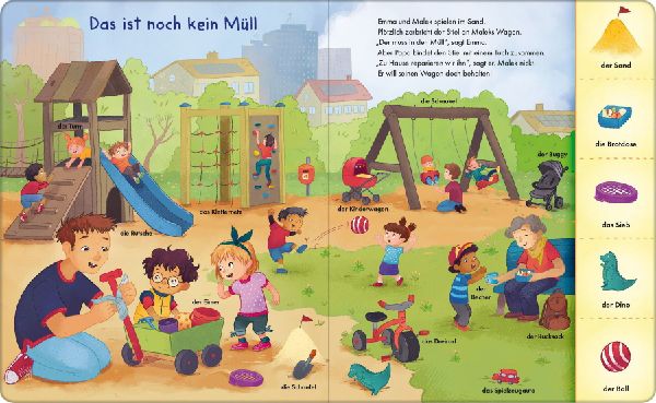 Entdecken, erzählen, beschützen - In der Stadt - Mein erstes Umwelt-Bildwörterbuch