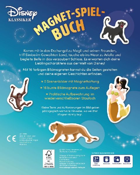 Disney Klassiker Magnet-Spiel-Buch