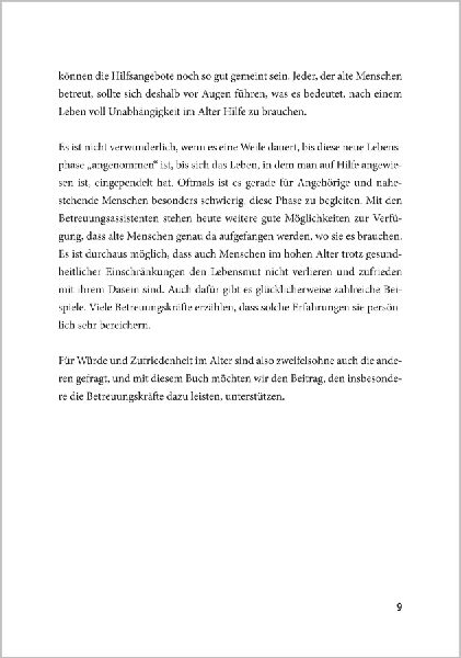 Das Handbuch für Betreuungskräfte