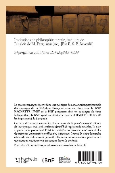 Institutions de philosophie morale