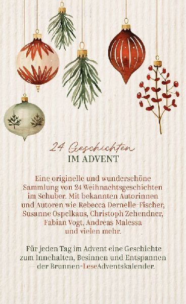 Ein Leseadventskalender - 24 Geschichten im Advent