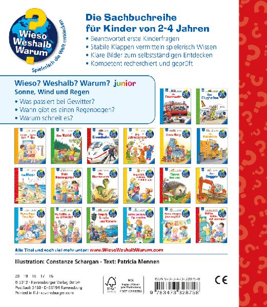 Wieso? Weshalb? Warum? junior, Band 47: Sonne, Wind und Regen