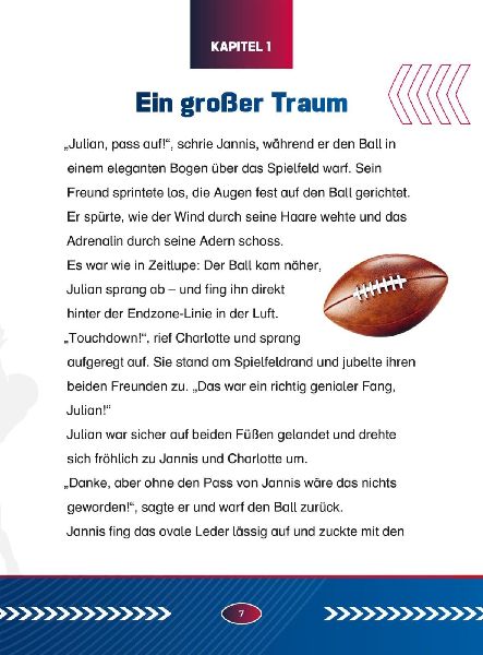 NFL: Touchdown-Träume - Ein Lese-Abenteuer über American Football