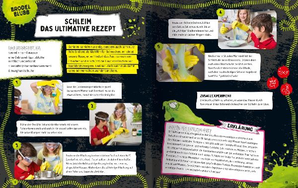 Zisch, Blubber, Schleim - naturwissenschaftliche Experimente mit hohem Spaßfaktor