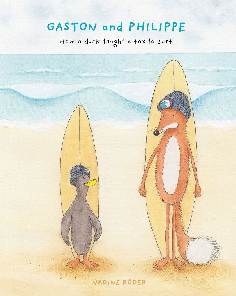 GASTON and PHILIPPE - How a duck taught a fox to surf (Surfing...