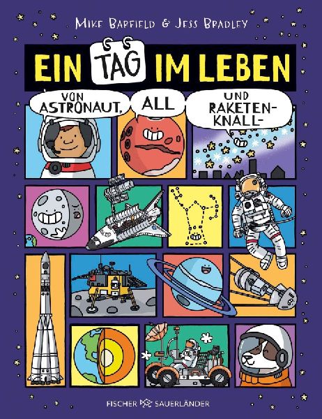 Ein Tag im Leben von Astronaut, All und Raketenknall