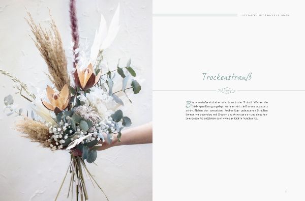 Trockenblumen Liebe