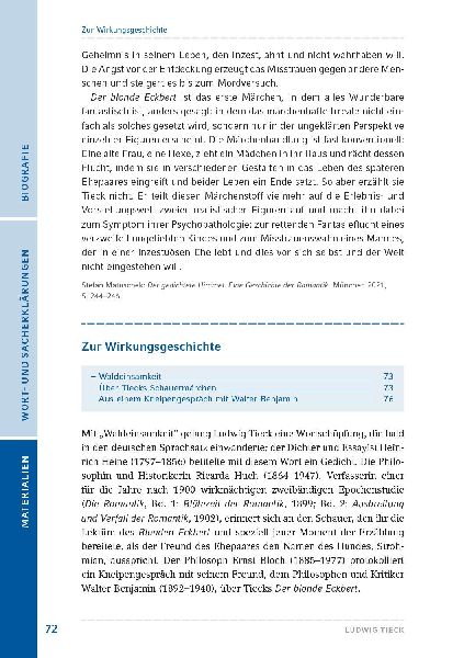 Der blonde Eckbert / Der Runenberg