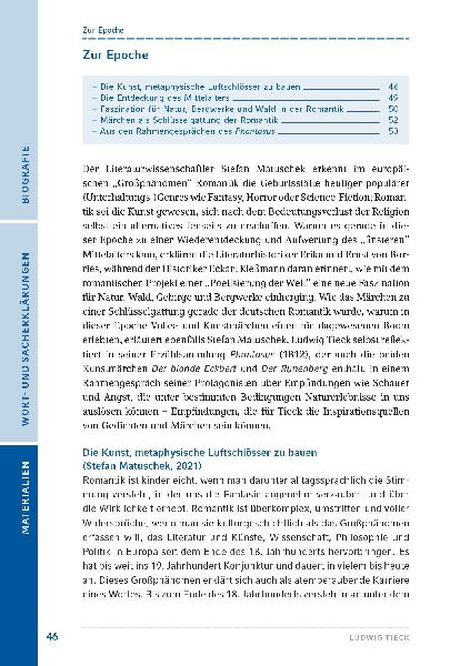 Der blonde Eckbert / Der Runenberg