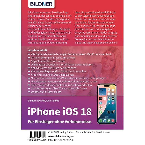 Apple iPhone mit iOS 18 - Das Buch für Einsteiger ohne Vorkenntnisse
