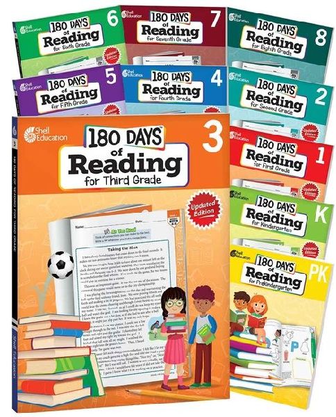 180 Days(tm) Reading 2nd Ed Complete 10-Book Set
