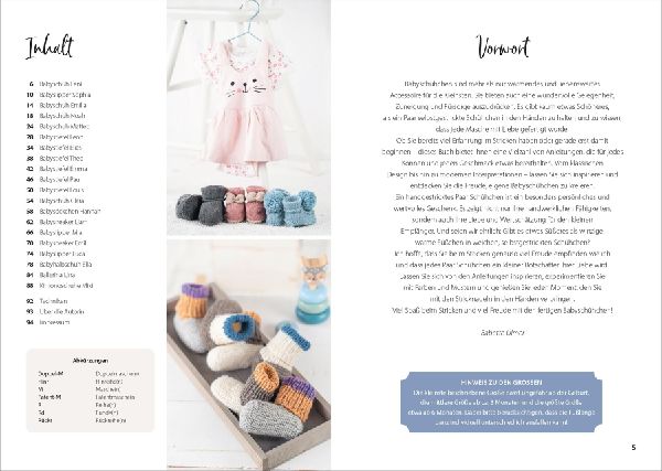 Süße Babyschühchen stricken