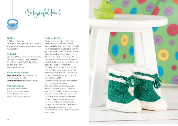 Süße Babyschühchen stricken
