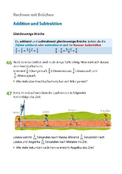 Bruchrechnen ab 6. Klasse