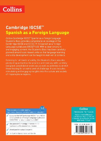 Cambridge Igcse(tm) Spanish Student's Book