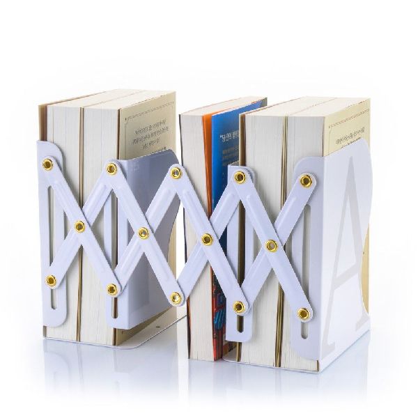 MyLibrary Flexibles A-Z Metall-Buchregal (weiß)