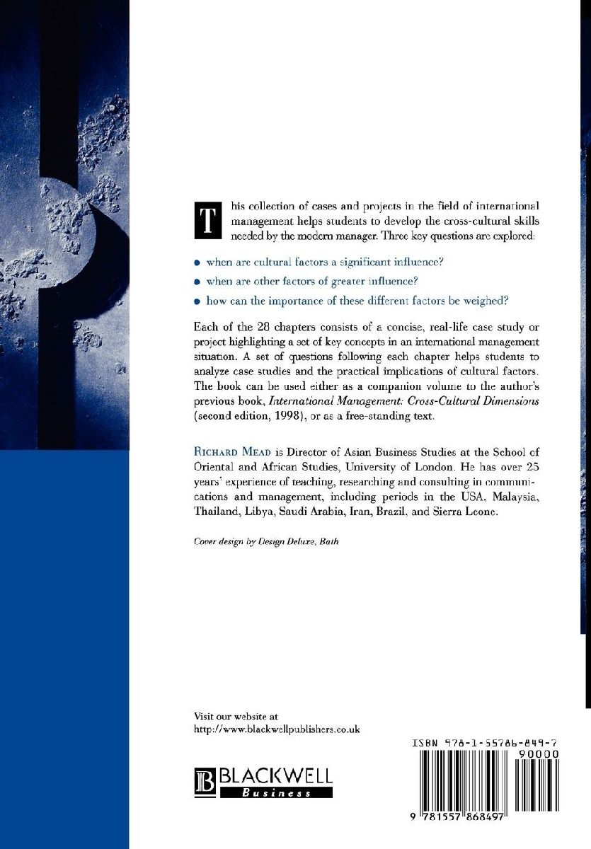 Cases and Projects in International Management