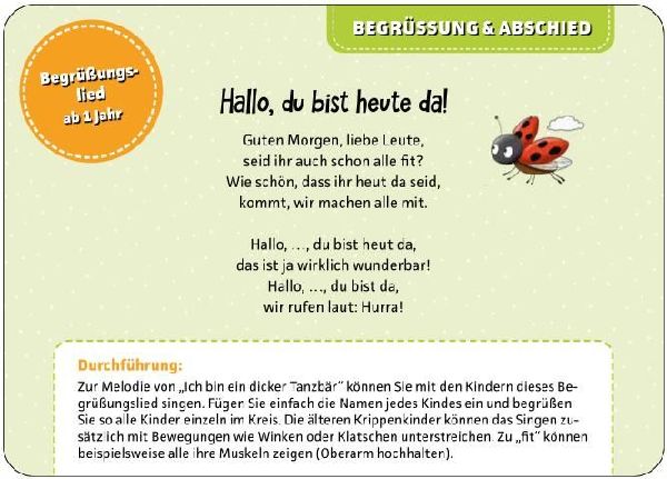 Kleine Übergänge im Krippenalltag