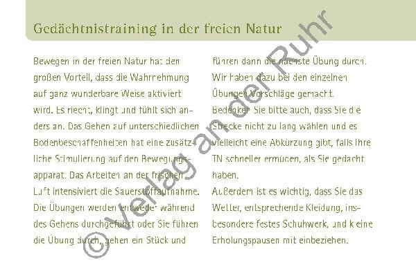 Denken und Bewegen mit Senioren und Seniorinnen