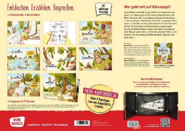 Wie man einen Bären findet. Kamishibai Bildkartenset