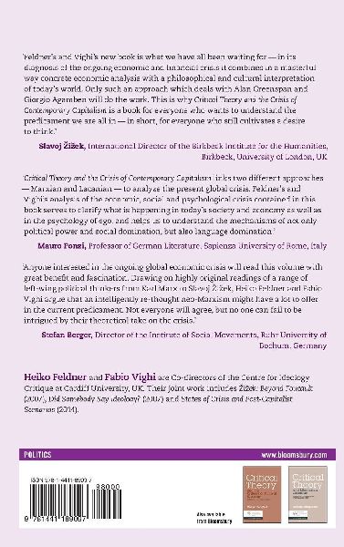 Critical Theory and the Crisis of Contemporary Capitalism
