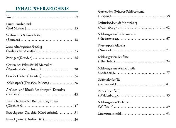 Das kleine Buch der Sächsischen Schlossgärten
