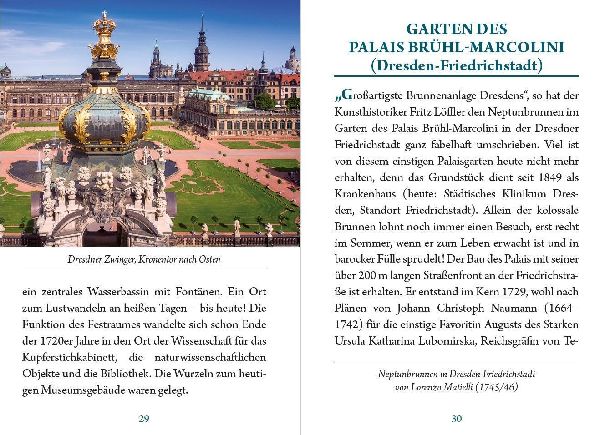 Das kleine Buch der Sächsischen Schlossgärten
