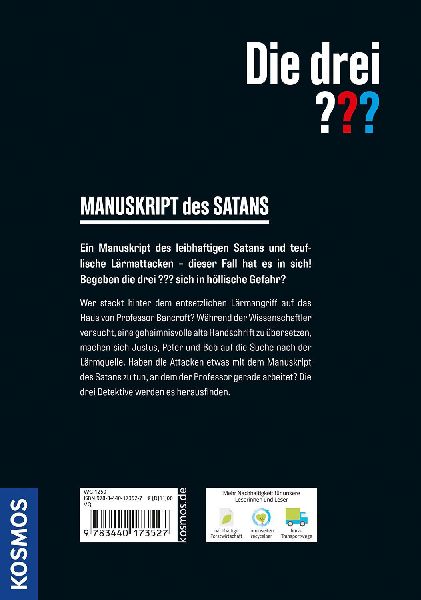 Die drei ??? Manuskript des Satans