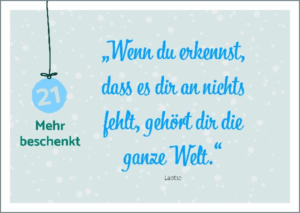 Weihnachtspost für mich