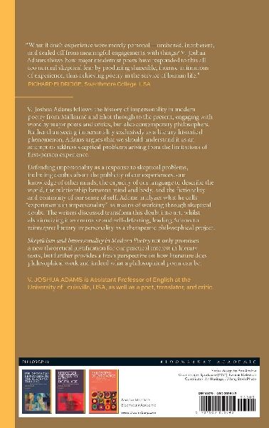 Skepticism and Impersonality in Modern Poetry