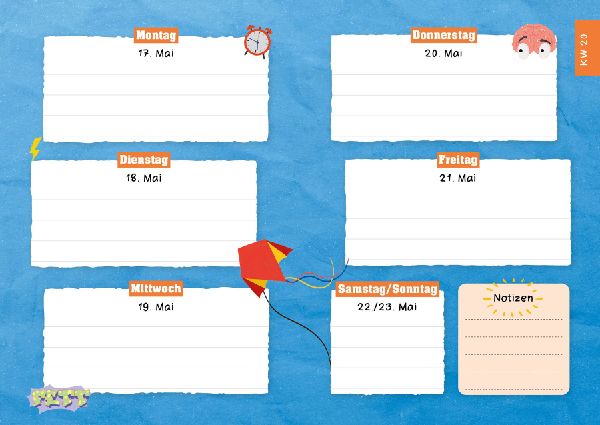 Checker Tobi - Schülerkalender 2026/2027