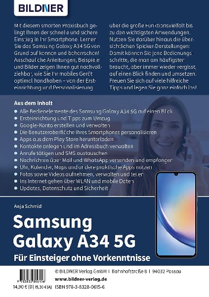 Samsung Galaxy A34 5G - Für Einsteiger ohne Vorkenntnisse