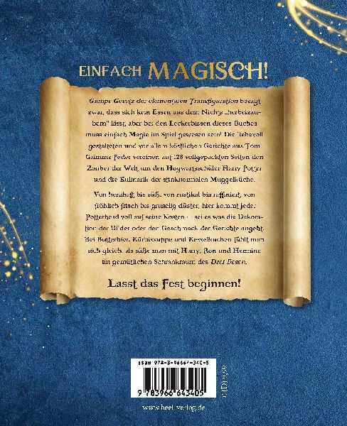 Das kleine Koch- und Backbuch für Potterheads - Das inoffizielle Harry Potter Koch- und Backbuch