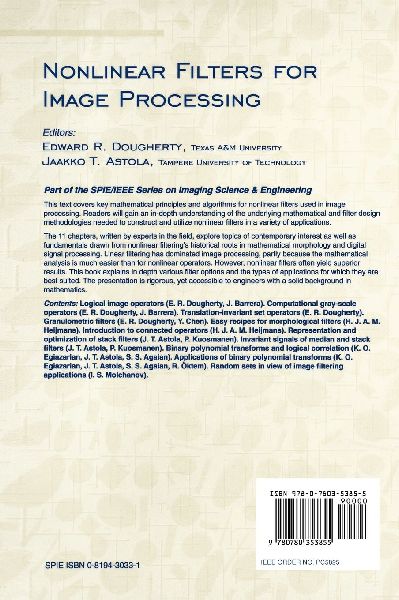 Nonlinear Filters for Image Processing