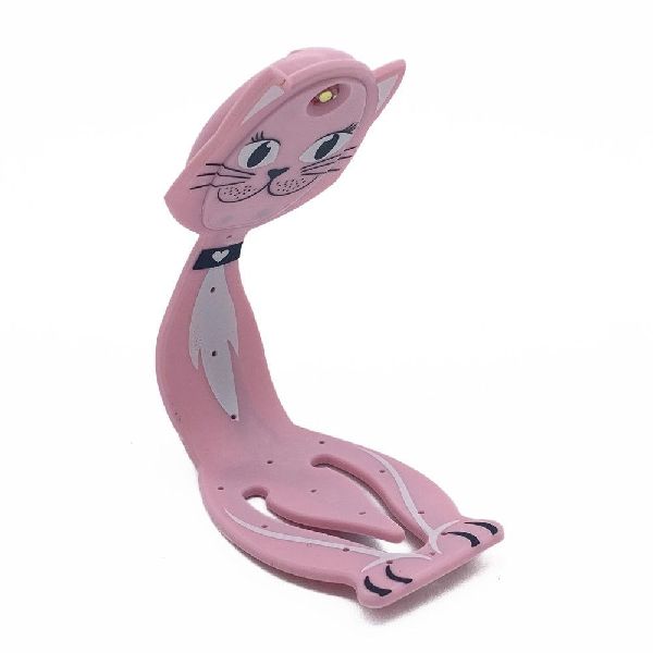 Flexilight Animal Leselicht (Pink Katze) | | 2 in 1 Leselampe & Lesezeichen | LED Leselicht | Geschenk für Leser, Buchliebhaber | Deutsche Ausgabe
