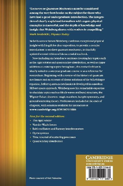 Lectures on Quantum Mechanics