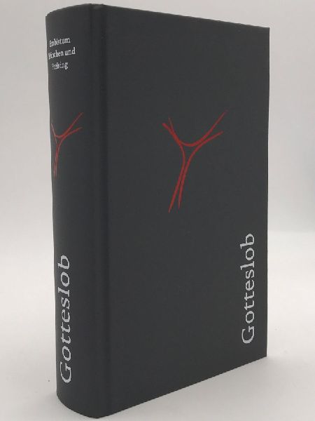 Gotteslob - Ausgabe für das Erzbistum München und Freising, Großdruckausgabe, Balacron dunkelgrau