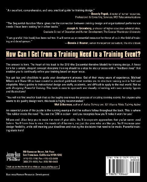 Designing Powerful Training