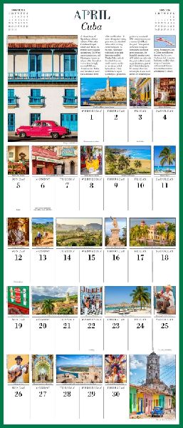 1,000 Places to See Before You Die Picture-A-Day(r) Wall Calendar 2026