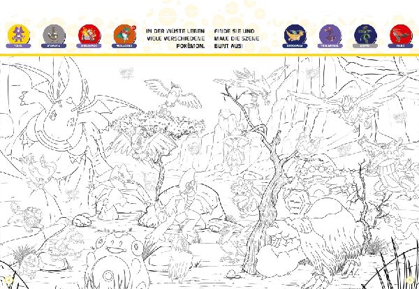 Pokémon: Das verrückte Wimmelmalbuch - Entdecke Paldea!