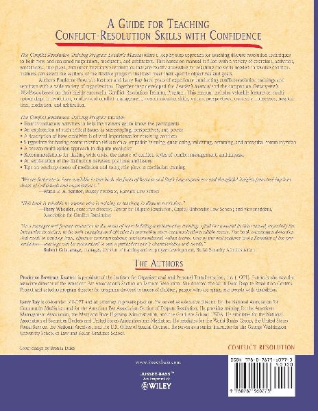 The Conflict Resolution Training Program