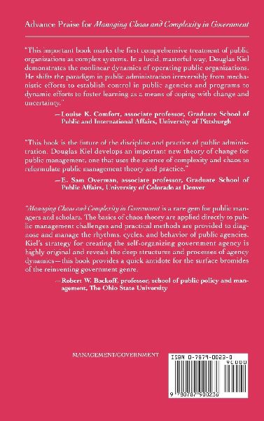 Managing Chaos Complexity Government