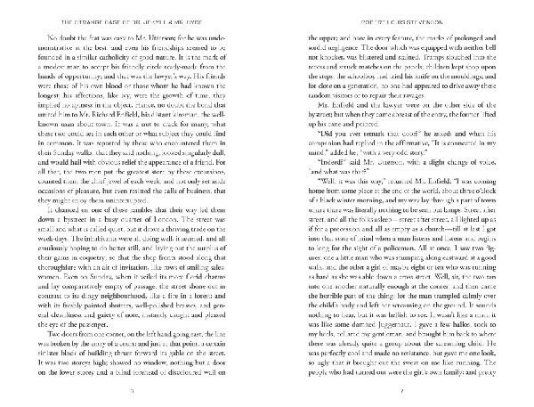 The Strange Case of Dr. Jekyll & Mr. Hyde & Other Stories