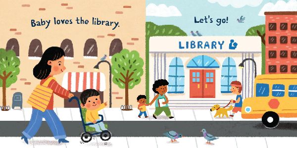 Indestructibles (the Original): Baby Loves the Library (English)