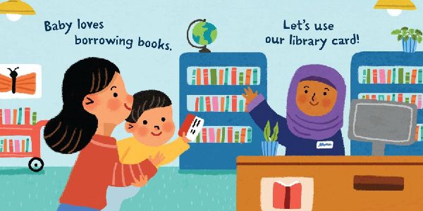 Indestructibles (the Original): Baby Loves the Library (English)