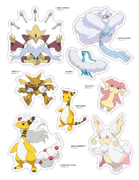 Pokémon: Das offizielle Stickerbuch der Mega-Entwicklungen