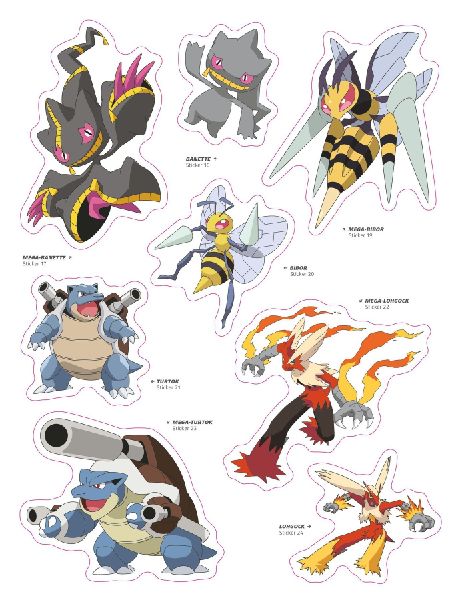 Pokémon: Das offizielle Stickerbuch der Mega-Entwicklungen