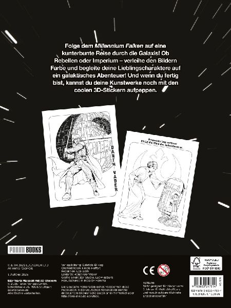 Star Wars: Malspaß mit 3D-Stickern