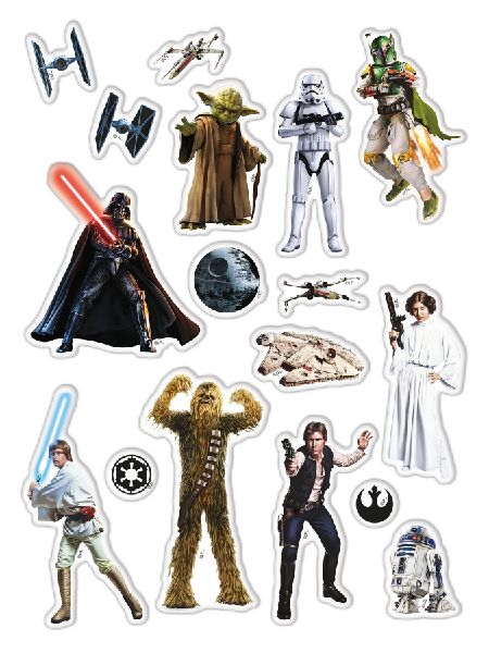 Star Wars: Malspaß mit 3D-Stickern