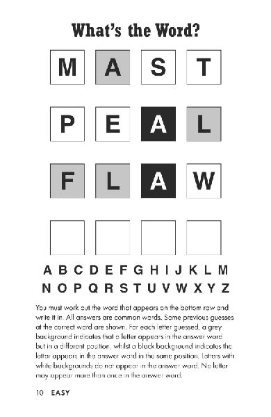The Unofficial Wordle Lover's Puzzle Book